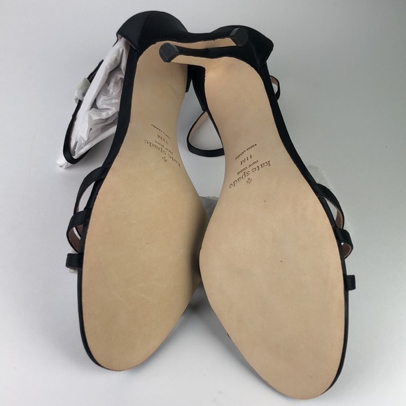 NEW Kate Spade Ingrida Black Sleek Stiletto Heels 11 - Picture 11 of 14